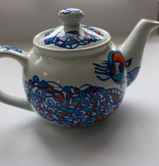 peacock teapot